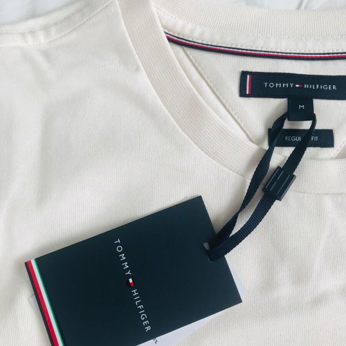 Tommy Hilfiger T-Shirt new, regular fit, beige, size M