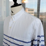 Polo Ralph Lauren Men's Navy Striped Button Down Shirt XL