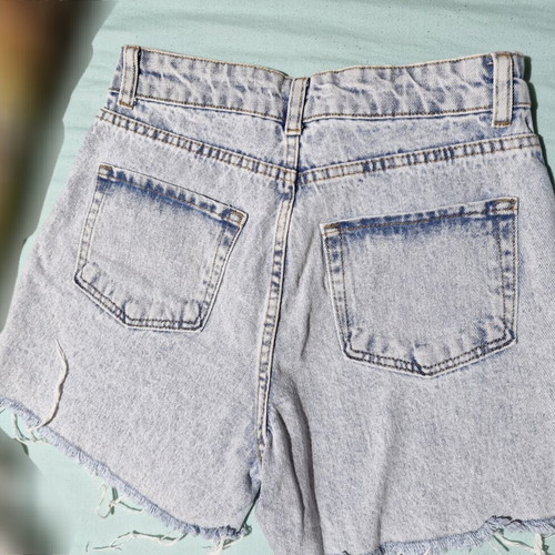 Lightwash denim shorts like new, fits XS-S