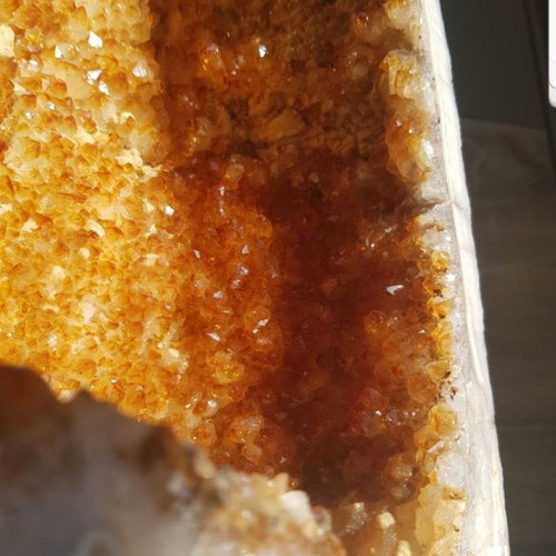 Citrine geode used
