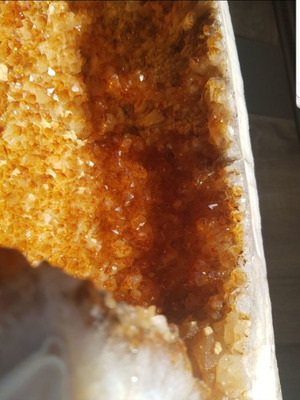 Citrine geode used