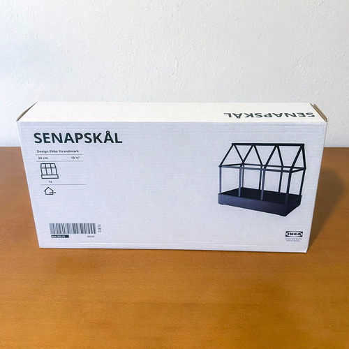 IKEA Senapskal Metal Decorative Greenhouse Planter New