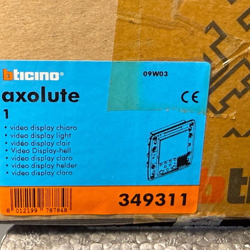 Bticino Axolute 349311 internal door phone unit silver new