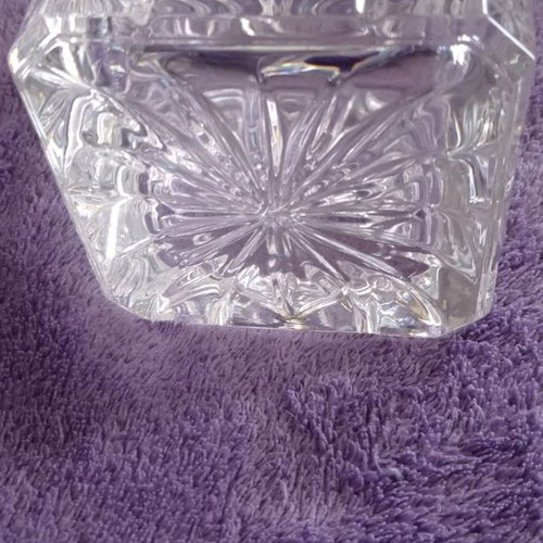 Crystal whiskey decanter new RCR Royal Crystal Rock vintage