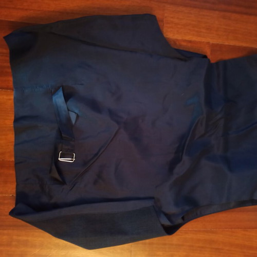 Men's blue vest used, size 42