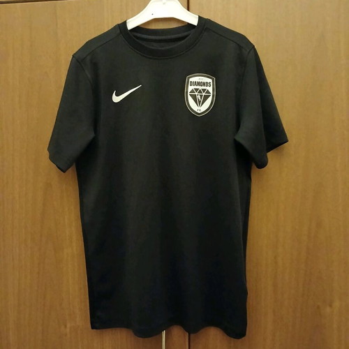 Nike Diamonds football jersey kids used, size M, black