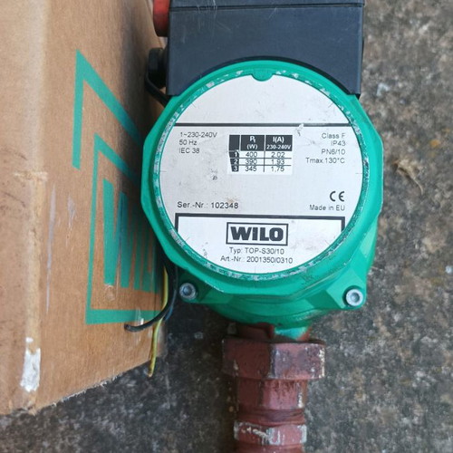 Wilo Top-S30/10 circulator pump used for heating