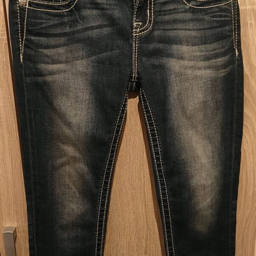 Miss Me women's jeans used, ankle length, blue, size S