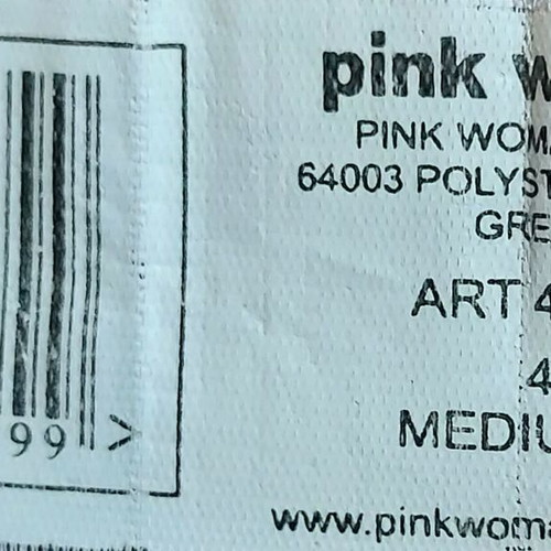 Pink Woman women's jean skirt used, size 40, blue