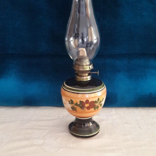 Vintage ceramic oil lamp like new