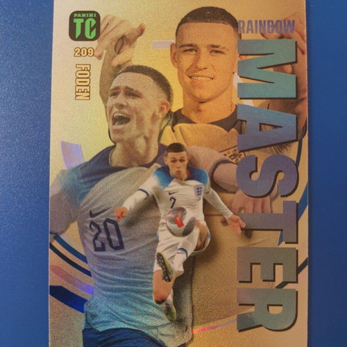 Panini Top Class collectible card #209 Foden, England new