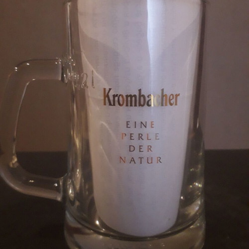 Krombacher 0.2 Beer Mug used, thick glass