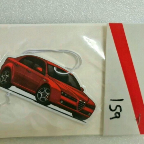 Alfa Romeo car air freshener new with models 147-156-159-Mito-Giulia