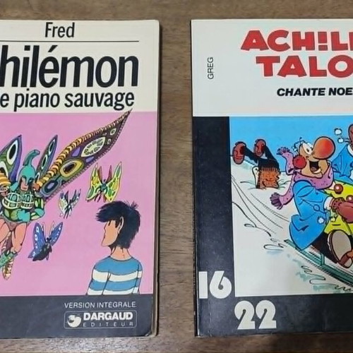 Dargaud French comic albums Philémon et le piano sauvage & Achille Talon chante Noël like new