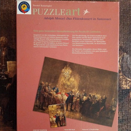 Puzzle 1500 used, Prestel, Flute Concert with Frederick the Great