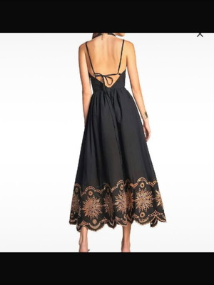 Moutaki Dress like new, black and gold, size M