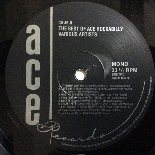 The Best of Ace Rockabilly record used, rock genre