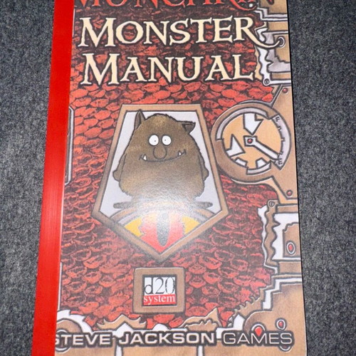 Munchkin RPG d20 system books used, set of 3