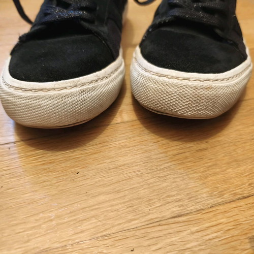Sneakers Zara TRF Woman size 38 used, black with glitter laces