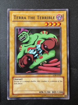 Yugioh Card μεταχειρισμένο LOB unlimited Version1 OldSchool