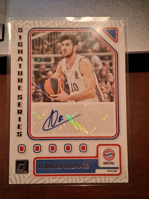 Картичка Leandro Bolmaro Panini Donruss Euroleague Signature Series 2023-24 като нова