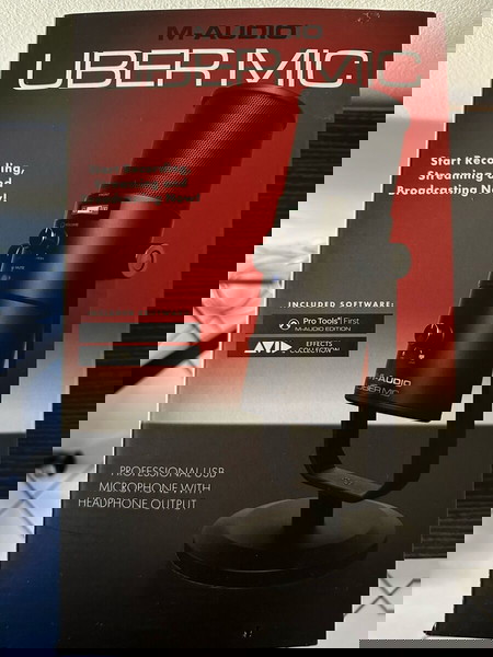 Πυκνωτικό Μικρόφωνο M-Audio 3.5mm/USB Uber Mic Επιτραπέζιο Φωνής
