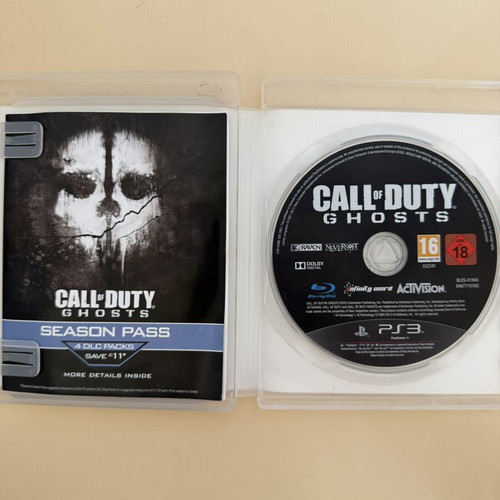 Call of Duty Ghosts PS3 game like new