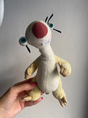 Sid Sidney plush toy from The Ice Age used, 20 cm