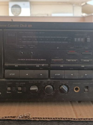 Teac W-525R διπλό κασετόφωνο μεταχειρισμένο, auto reverse, vintage
