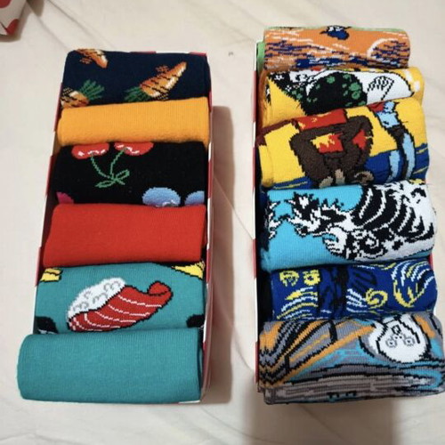 10 pairs of Carnaval socks, multicolor