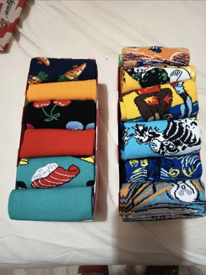 10 pairs of Carnaval socks, multicolor