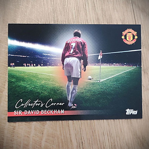 Sir David Beckham Collectors Corner 2025/26 Topps Manchester United Team Set new