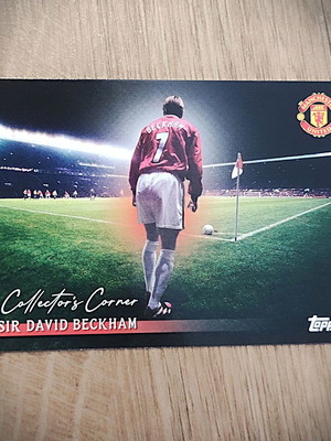 Sir David Beckham Collectors Corner 2025/26 Topps Manchester United Team Set new