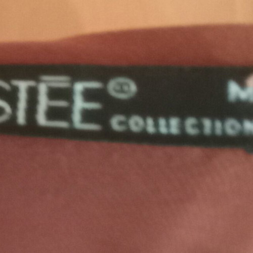 Estee Collection Women's Brown Medium Wrap Shirt like new