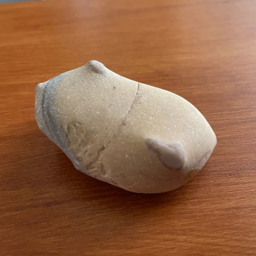 Sandstone natural sedimentary rock new with layers