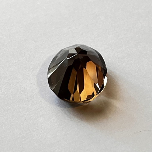 Smoky quartz natural oval cut gemstone, new