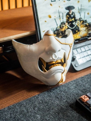 Ghost of Yotei mask full size new, 3D printed with durable PLA+