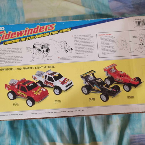 Tyco Sidewinders gyro powered stunt vehicle new