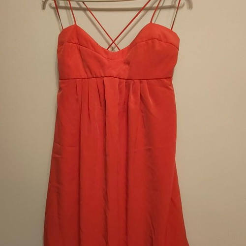 Coral Balloon Mini Dress Zara like new, size M