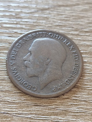 Νόμισμα Great Britain One Penny 1916 μεταχειρισμένο, George V