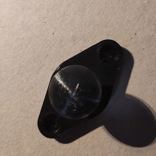 Ram mount adaptor for motorcycle new, 3d printed with PETG