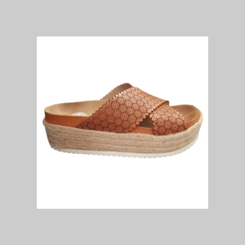 Ras platform sandals like new, brown, size 37.5-38