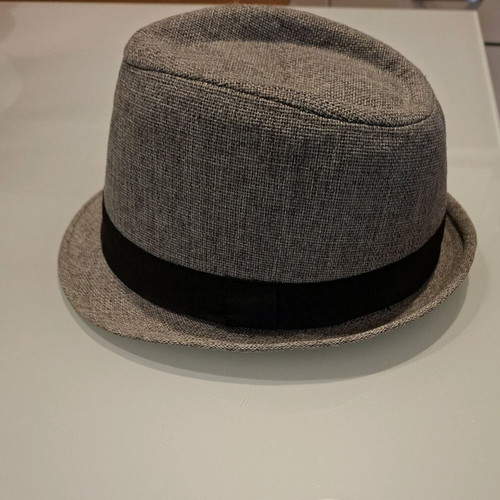 H&M Trilby hat size L/60 gray like new