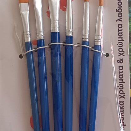 Set of six paintbrushes new