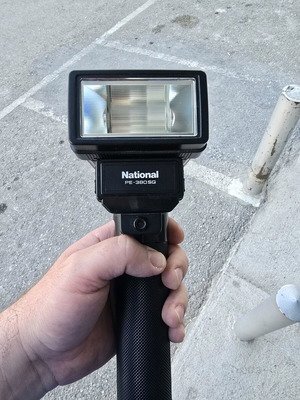 National PE-380SG flash used