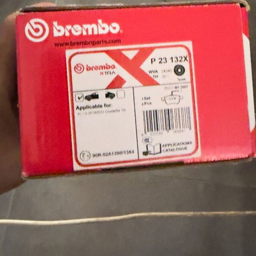 Brembo brake pads p23 132X front for Alfa Romeo Giulietta multiair new