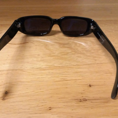 Black sunglasses in modern design new, Made in Italy