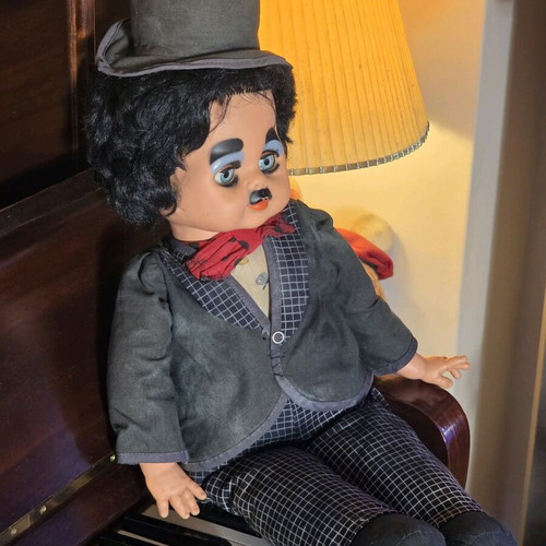 Charlie Chaplin doll, Charlotte, collectible, 1960s-1970s