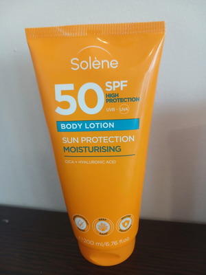 Solene Sunscreen SPF 50 Body Lotion 200 ml new