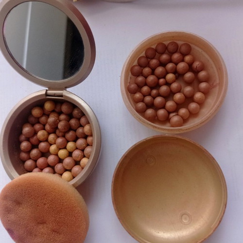 Giordani Gold pearls used, bronze with extra Avon pearls